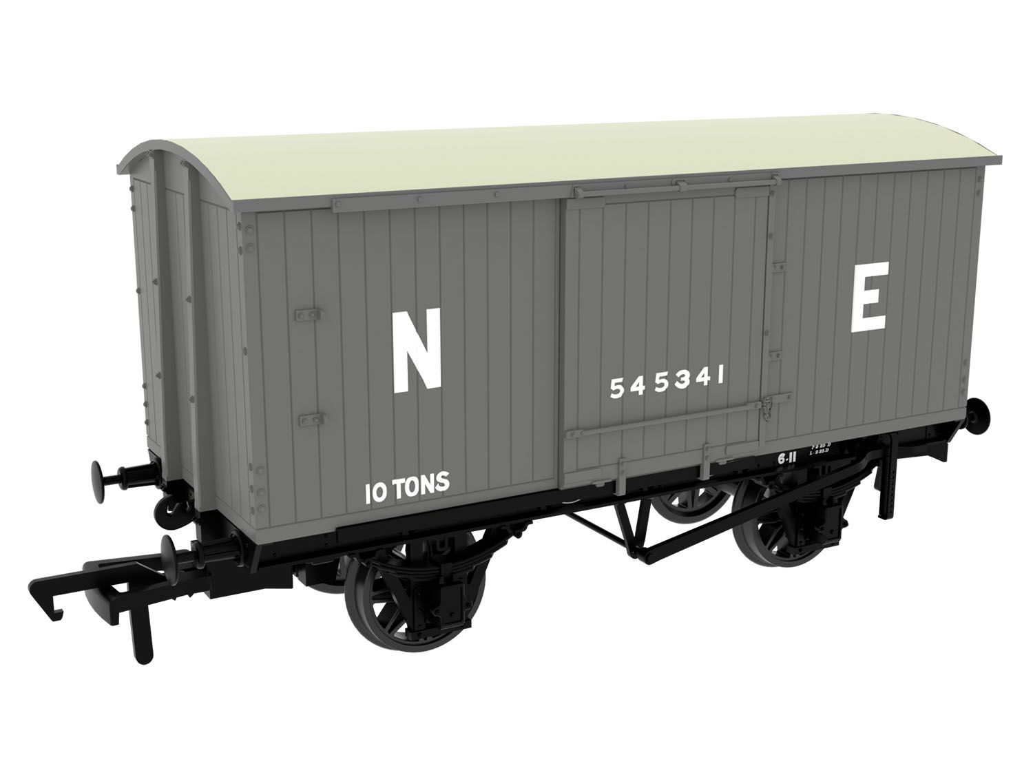 983006 - Rapido - OO - GCR Dia. 17B Van - No. 545341 LNER Grey (pre-’36)