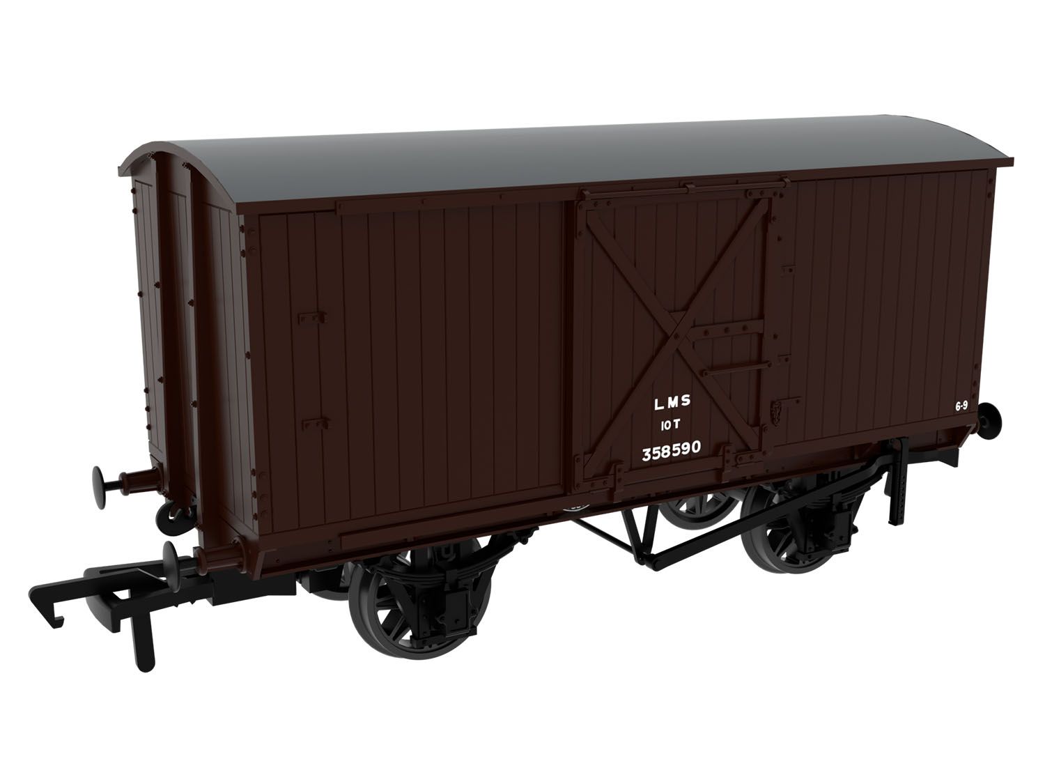 983012 - Rapido - OO - GCR Dia. 17B Van - No. 358590 LMS Bauxite (post-’36)