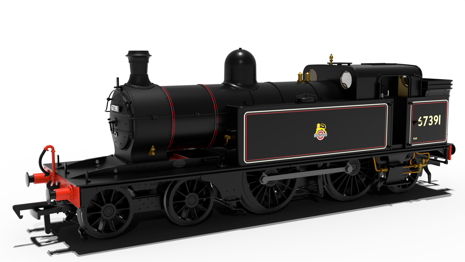 989011 - Rapido - OO - LNER C12 Tank - No.67391 BR Lined Black (Early Crest)