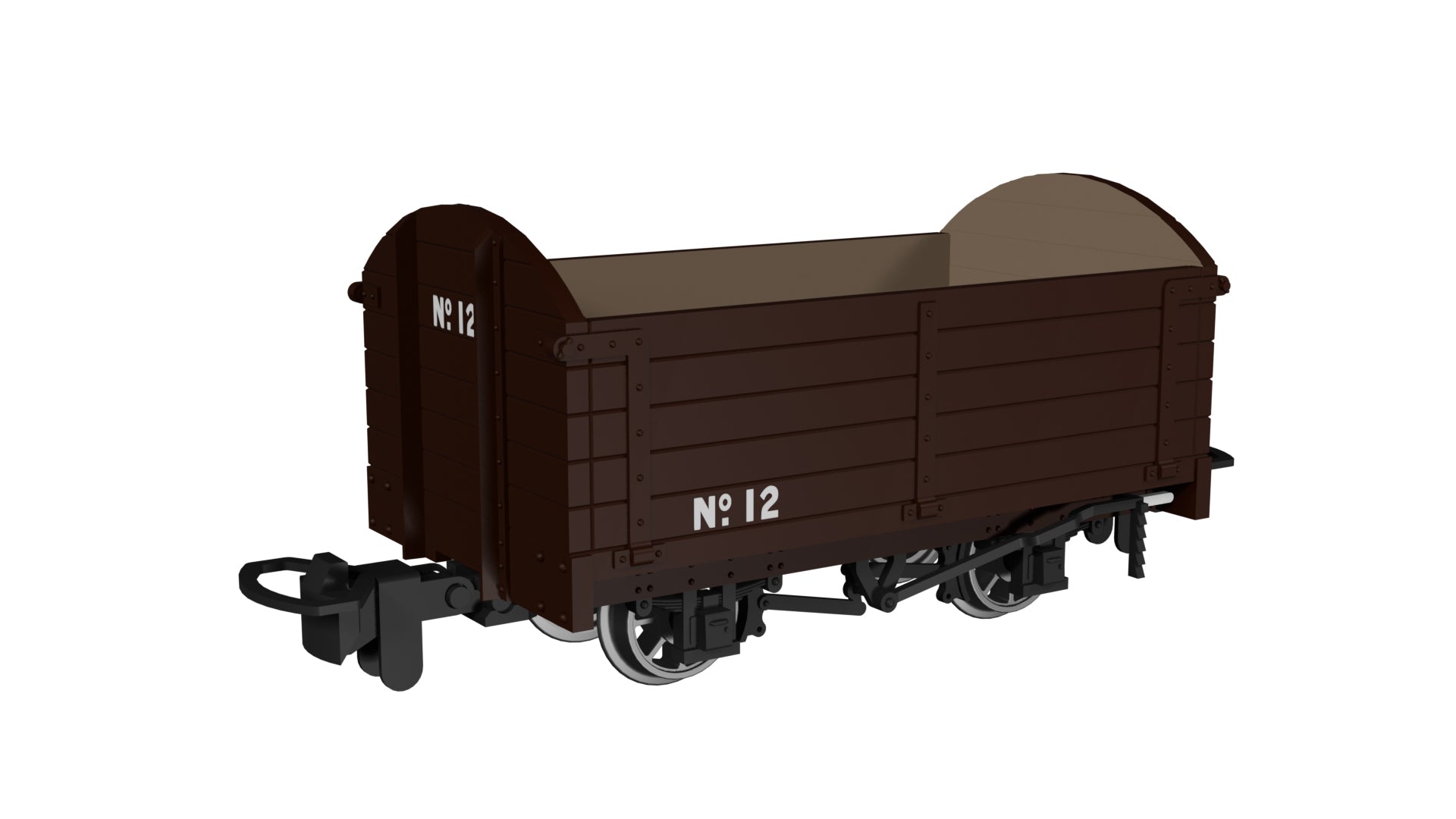 990002 - Rapido - 009 - Dropside Open - Plain Brown No.12