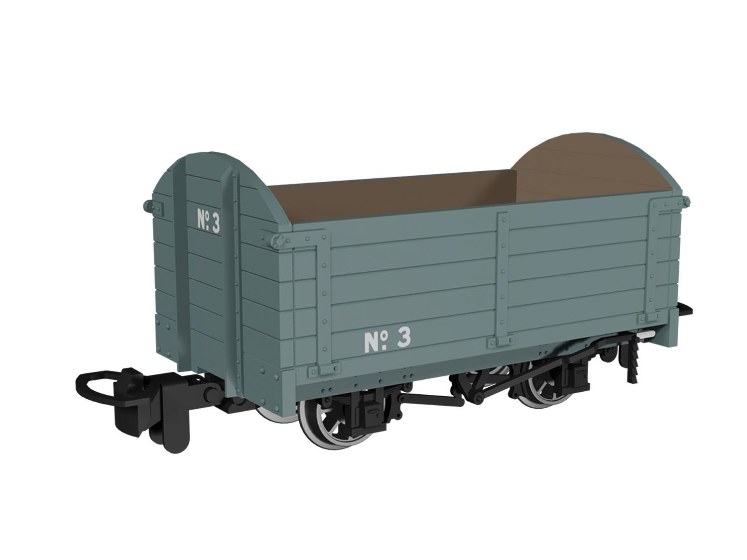 990004 - Rapido - 009 - Dropside Open - Plain Grey No.3