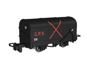 990202 - Rapido - 009 - Gunpowder Van -  Black with Red Cross No.59