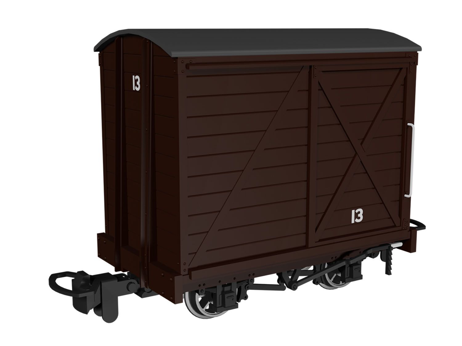 990301 - Rapido - 009 - Covered Van -  Plain Brown No.13