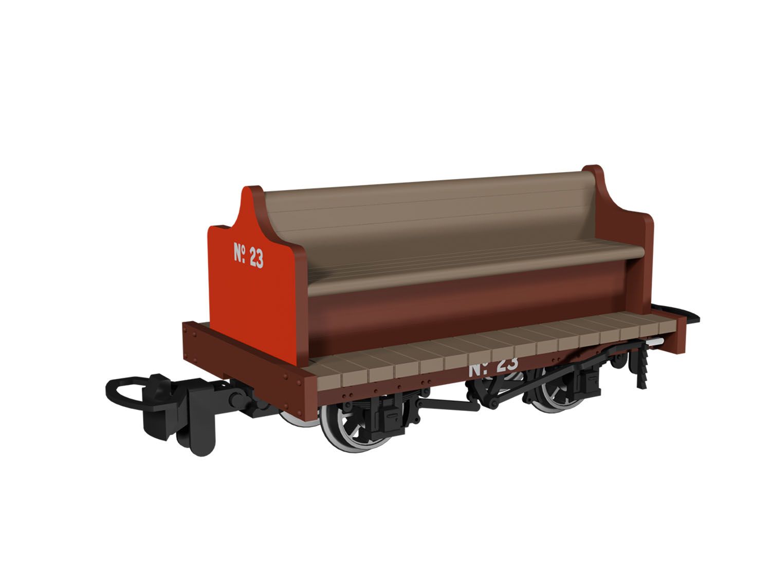 990502 - Rapido - 009 - Manrider -  Brown with Red Ends No.23