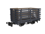 990601 - Rapido - 009 - Livestock Wagon -  Plain Dark Grey No.10