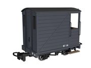 990804 - Rapido - 009 - Single Veranda Brake Van -  Plain Dark Grey No.14