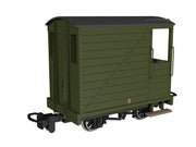 990805 - Rapido - 009 - Single Veranda Brake Van -  Plain Green No.11