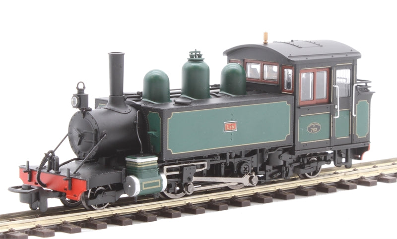 Baldwin 2-4-2T E762 Lyn SR Dark Green