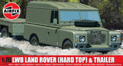 A02324 LWB Land Rover (Hard Top) & Trailer 1:76