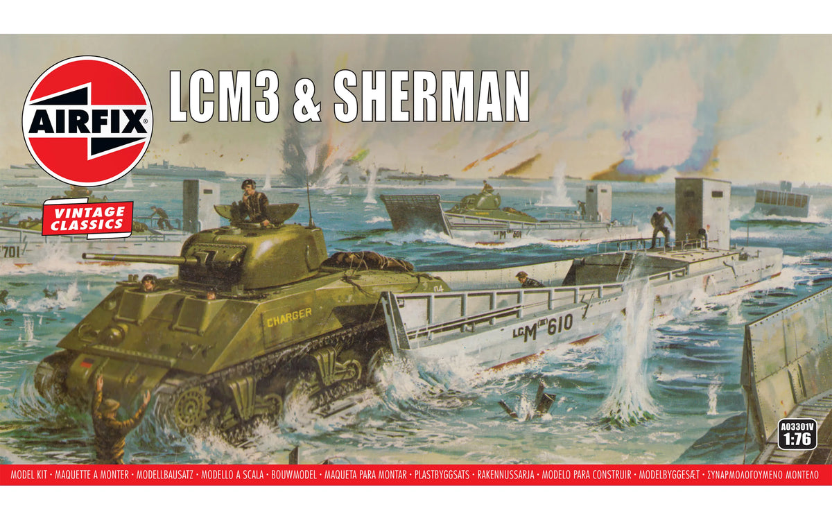A03301V - Airfix - LCM3 & Sherman 1:76