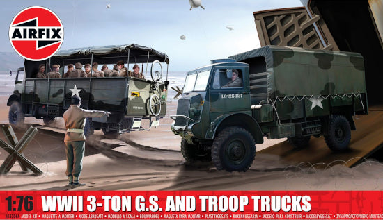 A03306A WW11 3-ton 4x4 G.S. & Troop Trucks 1:76