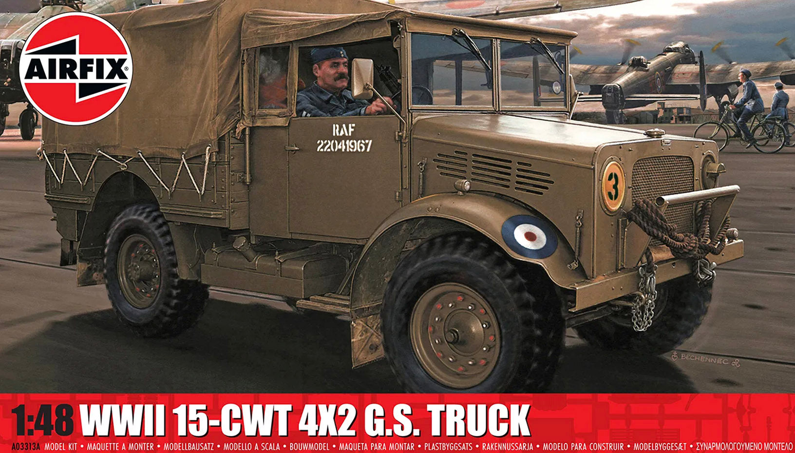 A03313A - Airfix - WWII 15-CWT 4x2 G.S Truck 1:48
