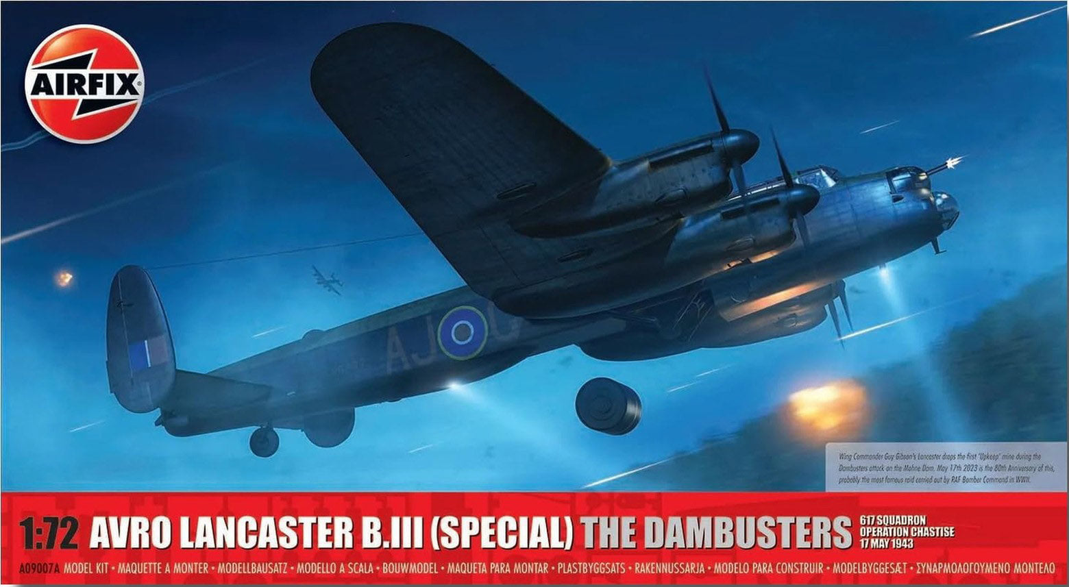 A09007A - Airfix - Avro Lancaster B.III (Special) Dambusters 1:72