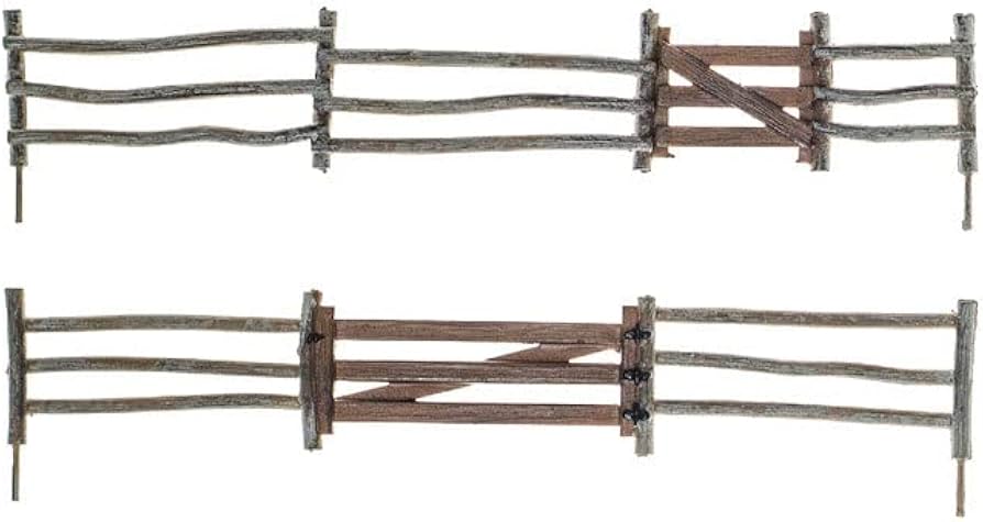 HO/OO Split Rail Fencing (WA2976 Bundle)