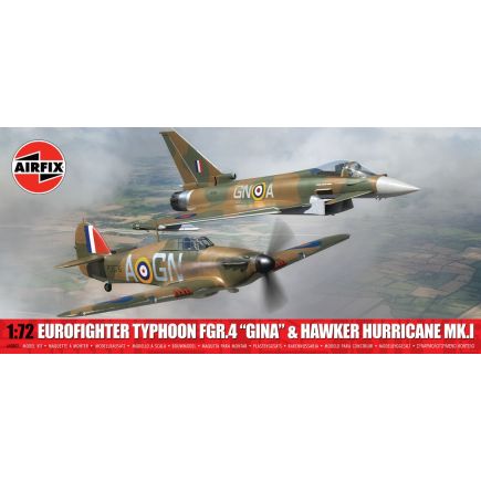 A40002 - Airfix - Twin Pack Eurofighter Typhoon FGR.4 (GINA) + Hawker Hurric