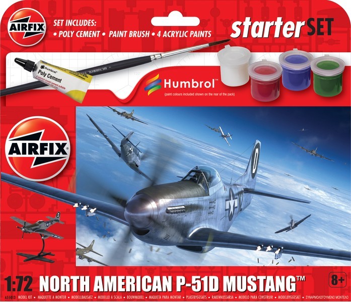 A55013 - Airfix - North American P-51D Mustang 1:72