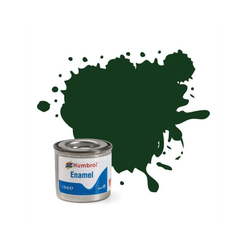 AA0031 - Humbrol - No 3 Brunswick Green Gloss Enamel Paint