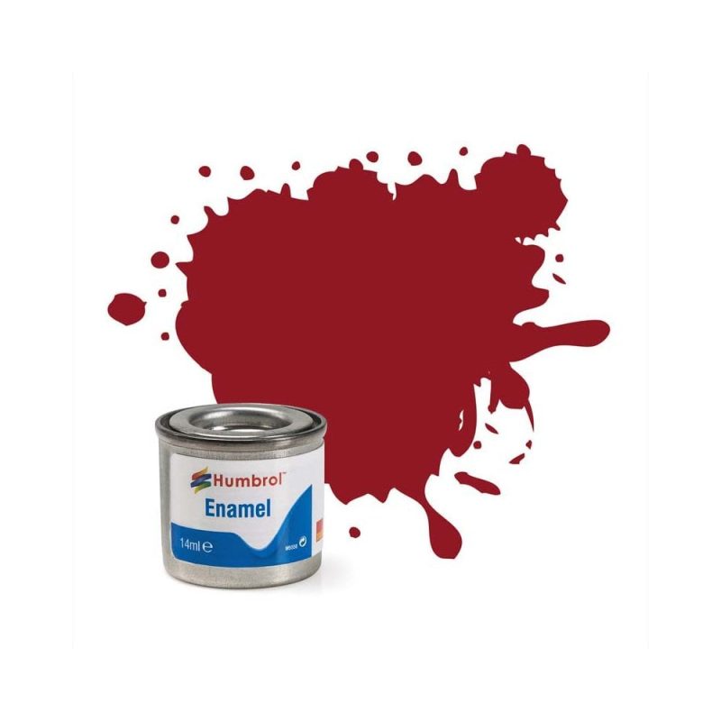 AA0223 - Humbrol - No 20 Crimson Gloss Enamel Paint