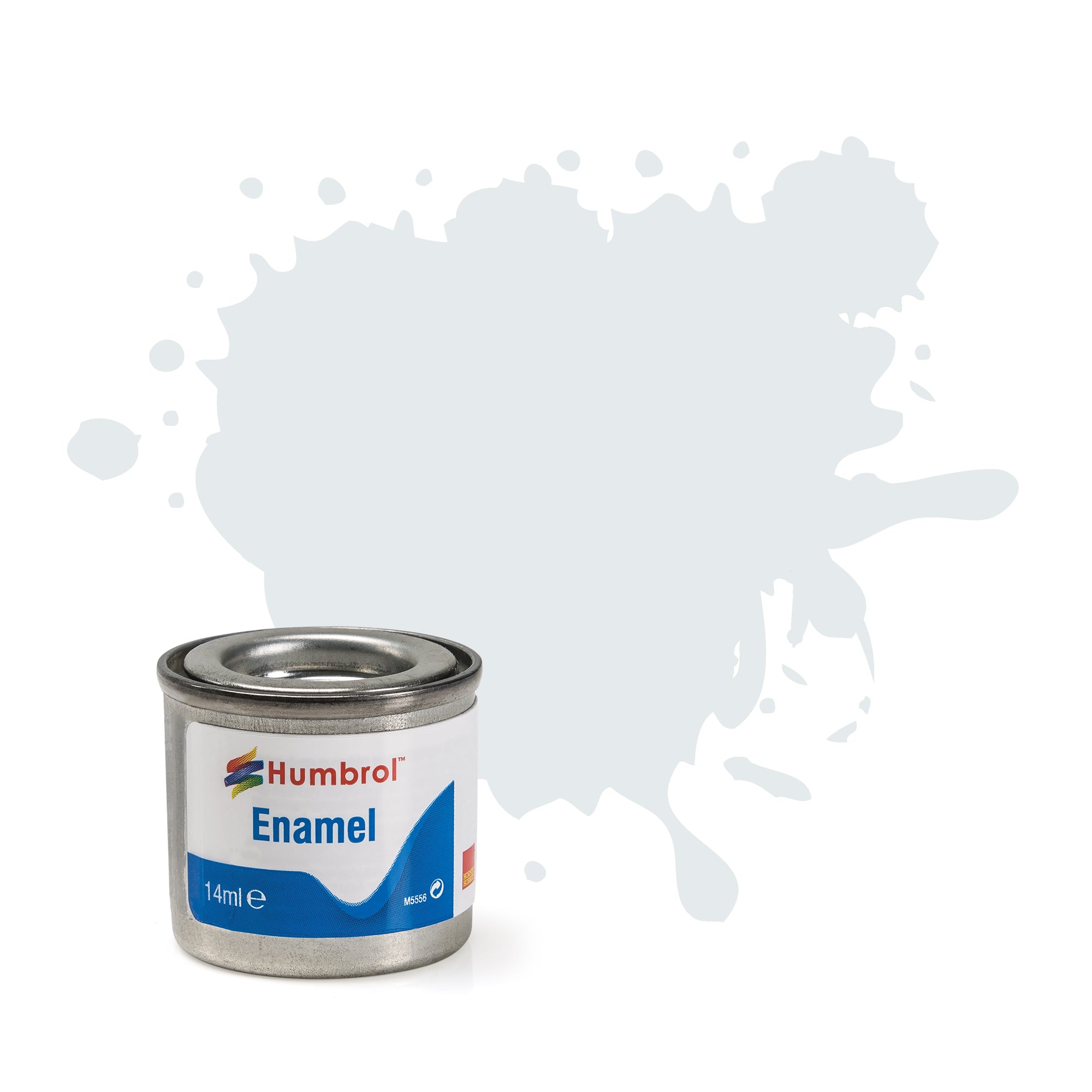 Chrome Silver Metallic Enamel Tinlet No.191