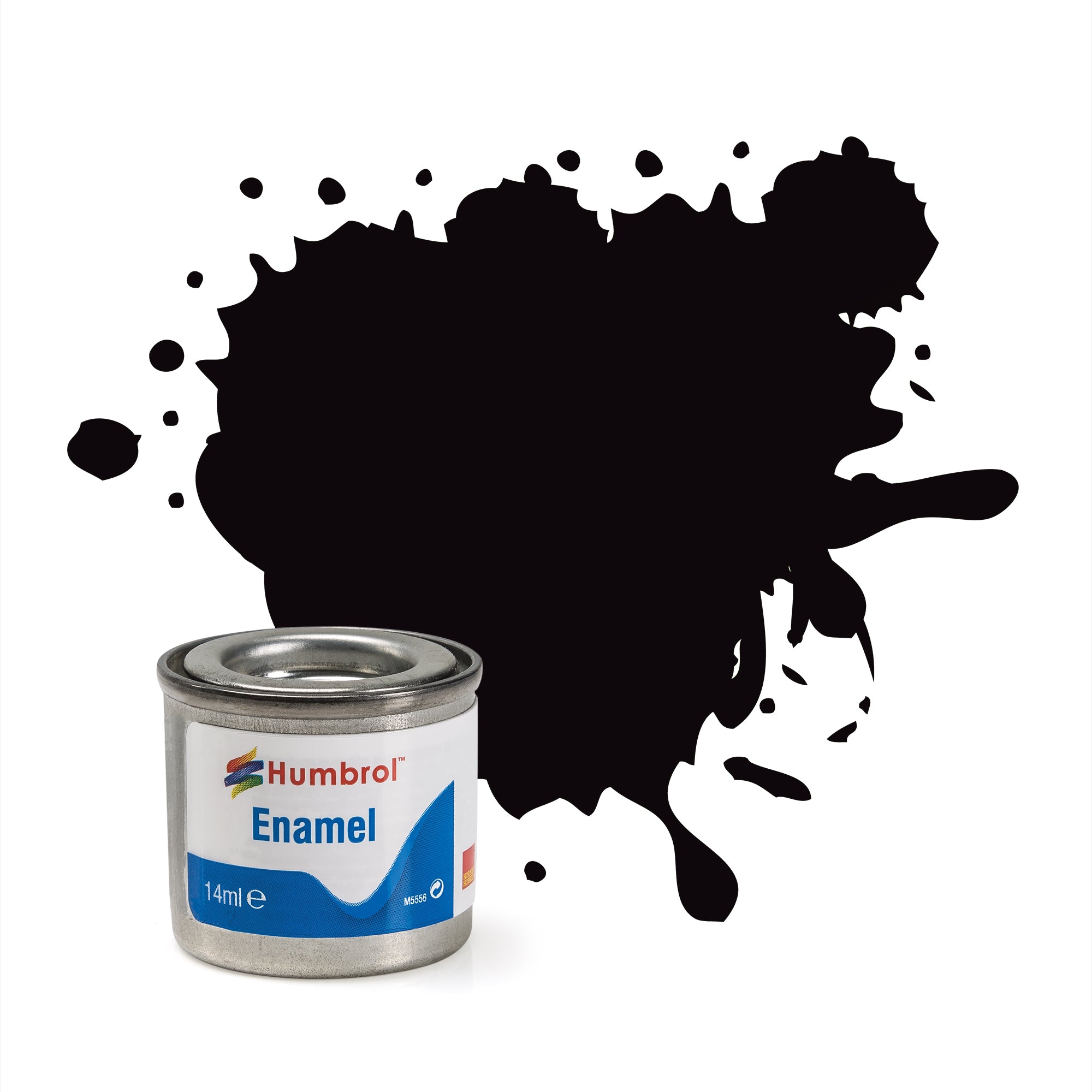 Black Metallic Enamel Tinlet No.201