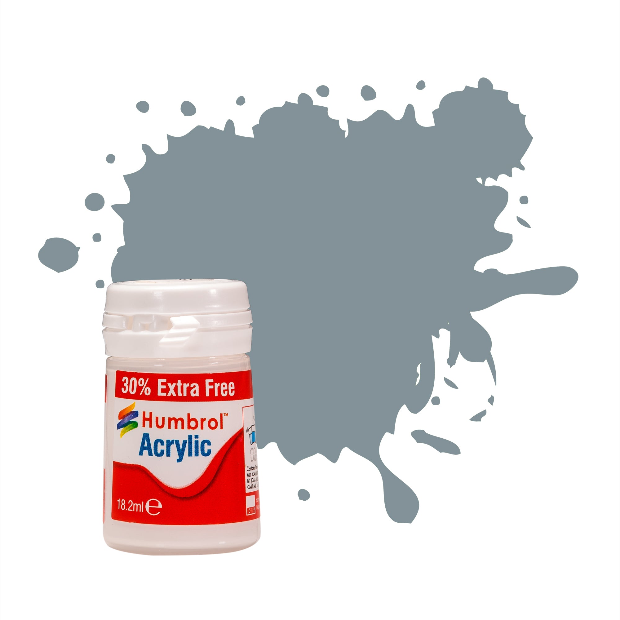 No 87 Steel Grey- Matt -12ml Acrylic
