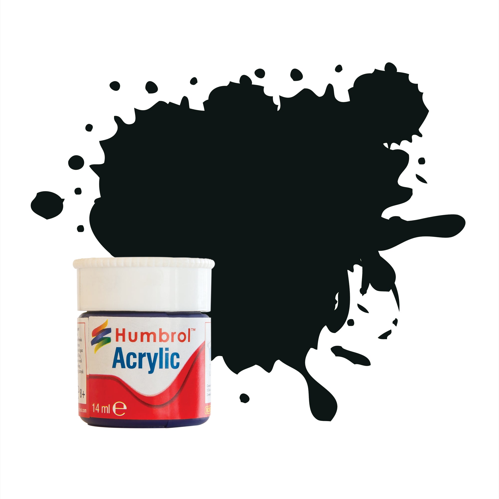 No 91 Black Green - Matt -12ml Acrylic