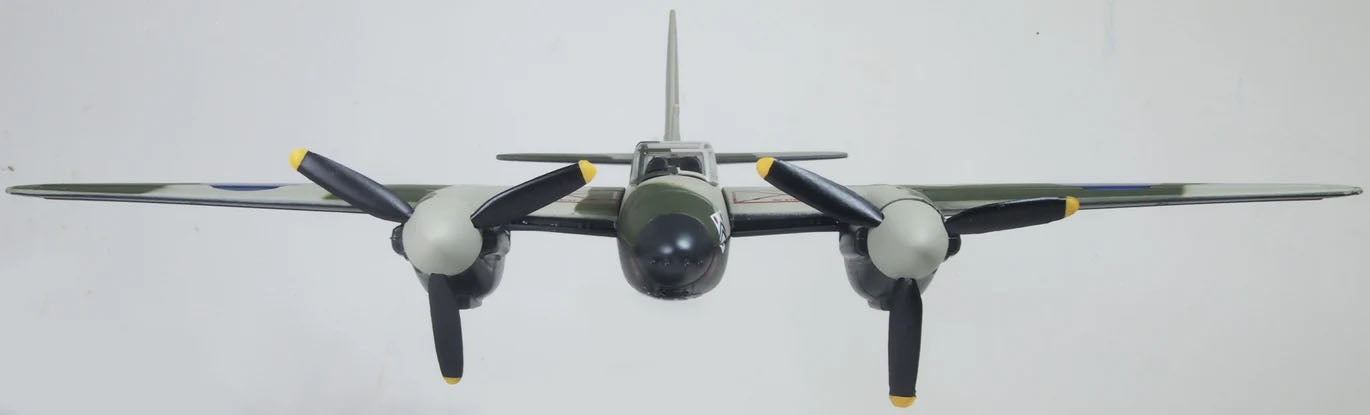 AC128 - Oxford Diecast - 1943 D H Mosquito NF MkII P.G.Wykeham-Barnes. RAF No.23 Sqn. Malta