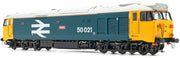 ACC2243 BR Class 50 - Large Logo w/grey roof & orange cantrail stripe - 50021 'Rodney' - DCC Sound Fitted