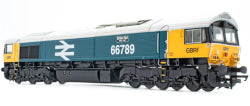 ACC3025-DCC Class 66 Large Logo Blue GBRf 66789 British Rail 1948 - 1997 - DCC Sound Fitted