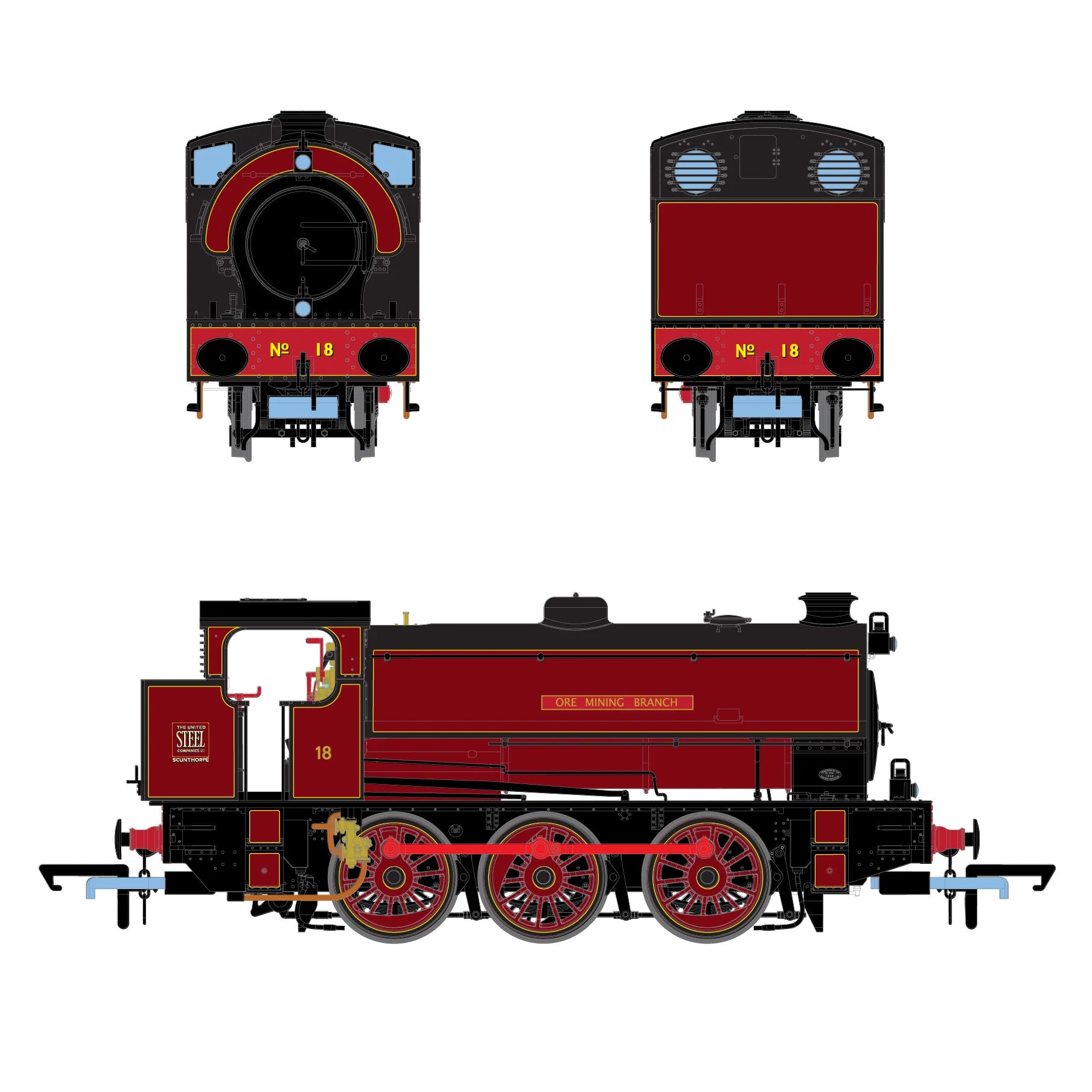 ACC3099 - Accurascale - OO - United Steel Company - WGB2762-18