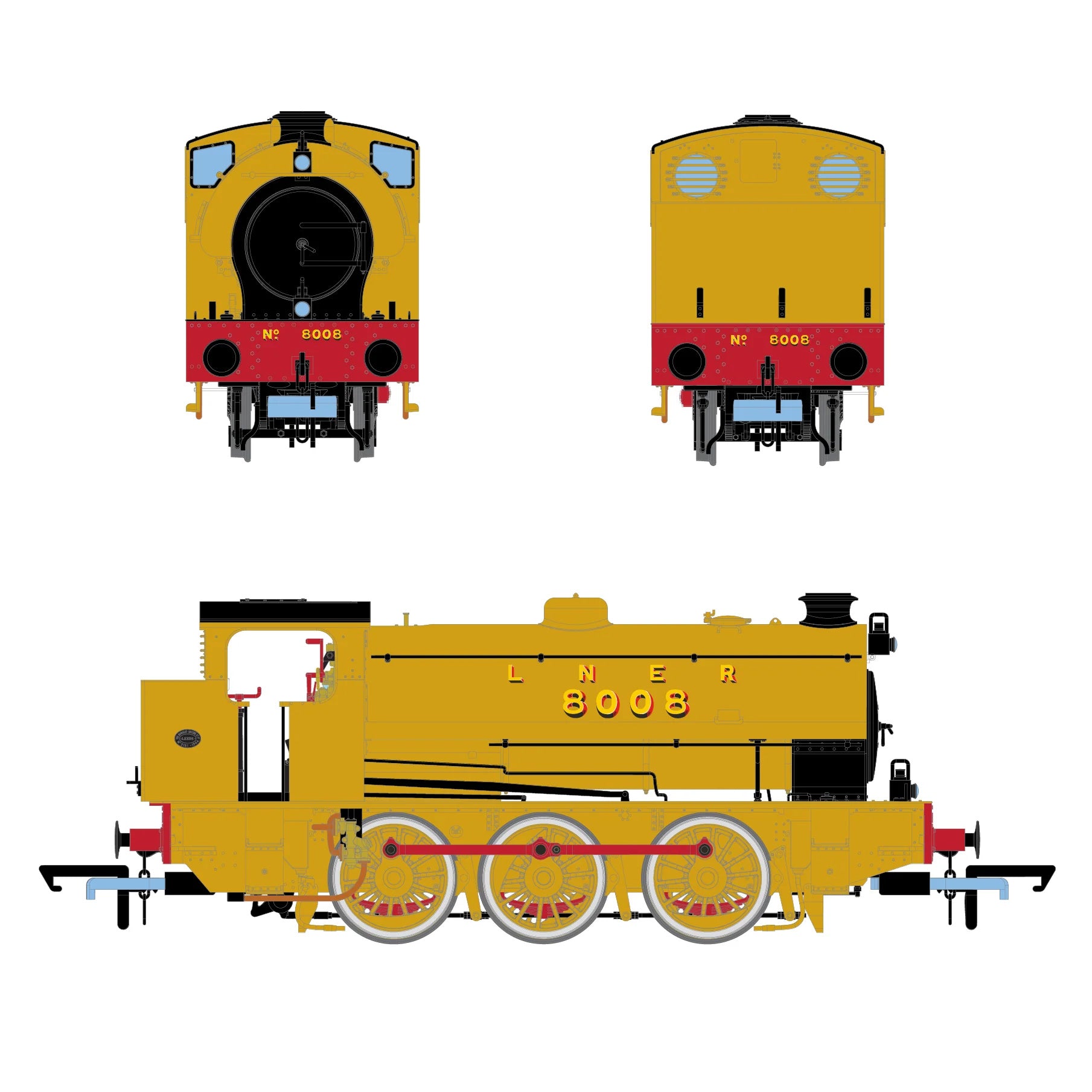 ACC3101 - Accurascale - OO - LNEW - HE3151 - 8008