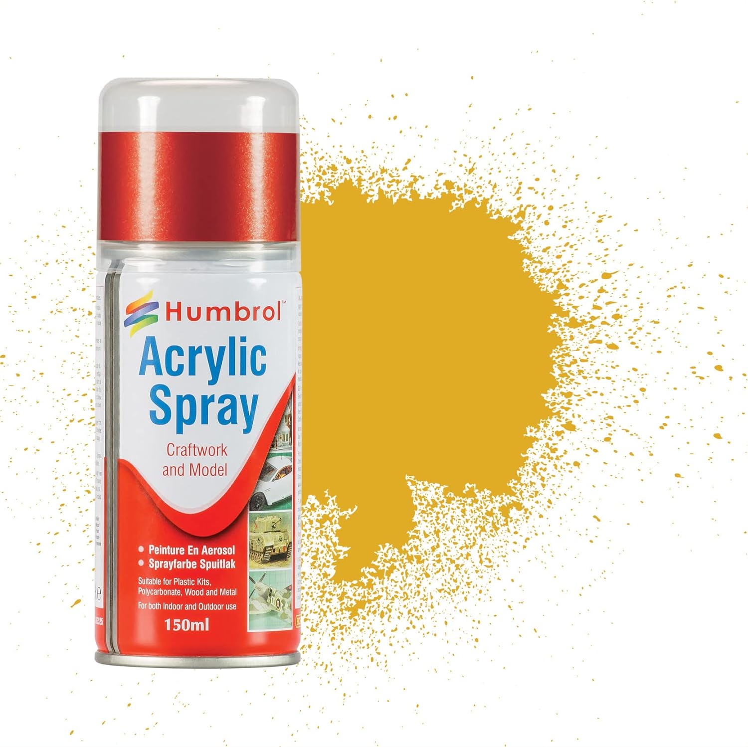 AD6016 - Humbrol - No.16 Gold Acrylic Spray paint