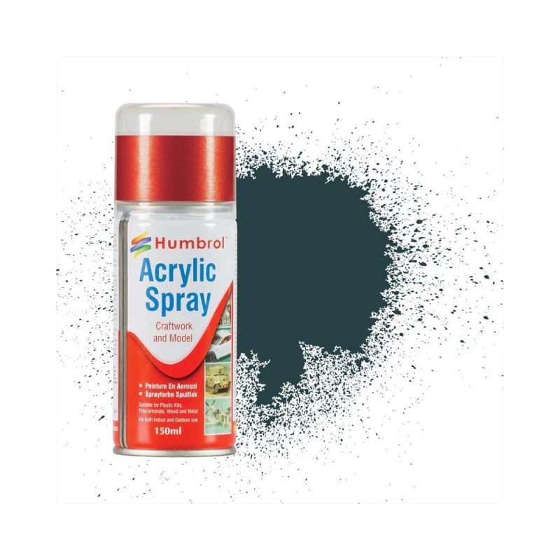 AD6067 - Humbrol - No 67 Tank Grey Acrylic Spray Paint