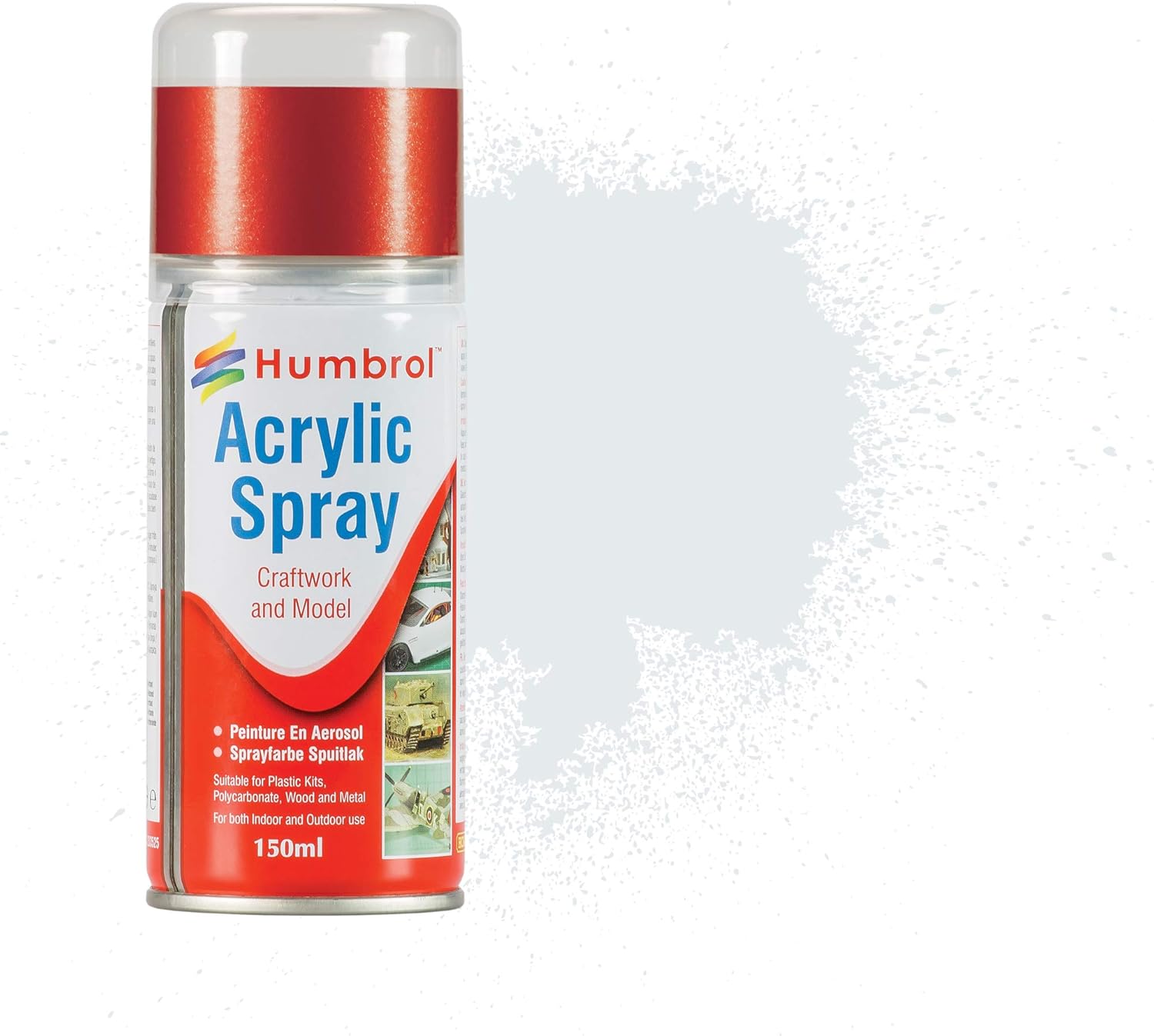 AD6191 - Humbrol - No 191 Chrome Silver Acrylic SPray Paint (150ml)