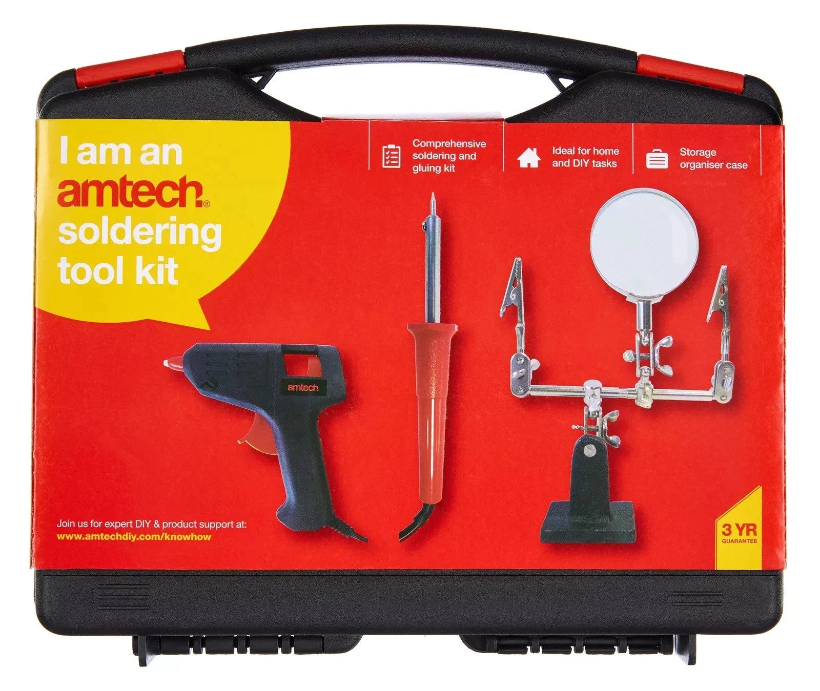 Soldering and gluing kit