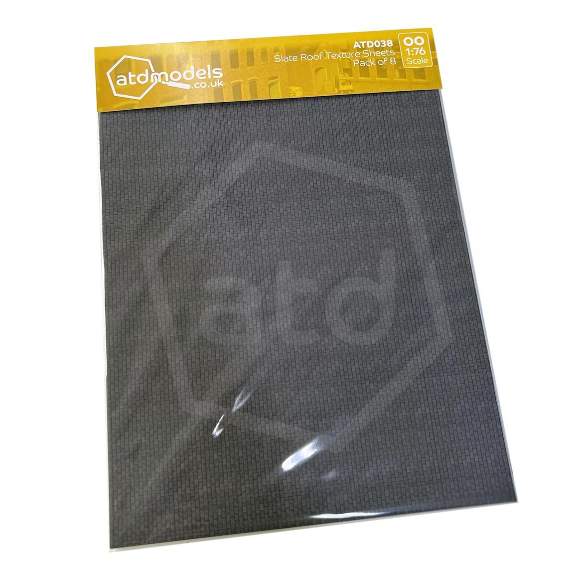 Slate Roofing Texture Sheets Pack of 8