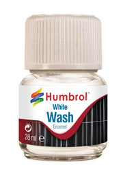 AV0202 - Humbrol - 28ml Enamel Wash White (28ml)