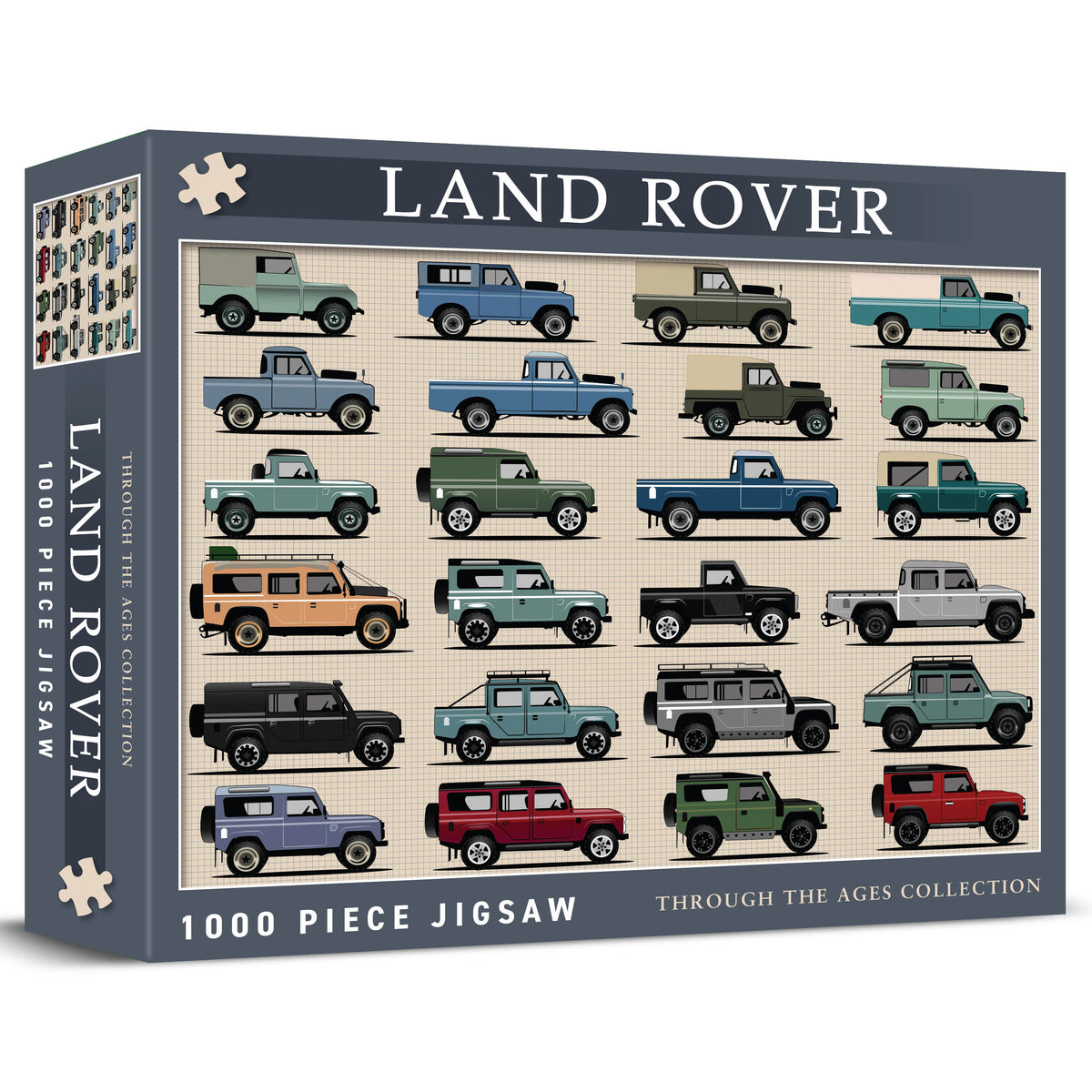 B/J/TTACLR - Jigsaw - 'Landrover Through the Ages' - 1000 piece