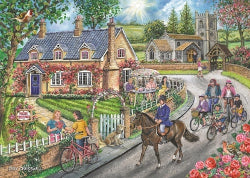 'Rose Cottage' House of Puzzles 1000 piece jigsaw