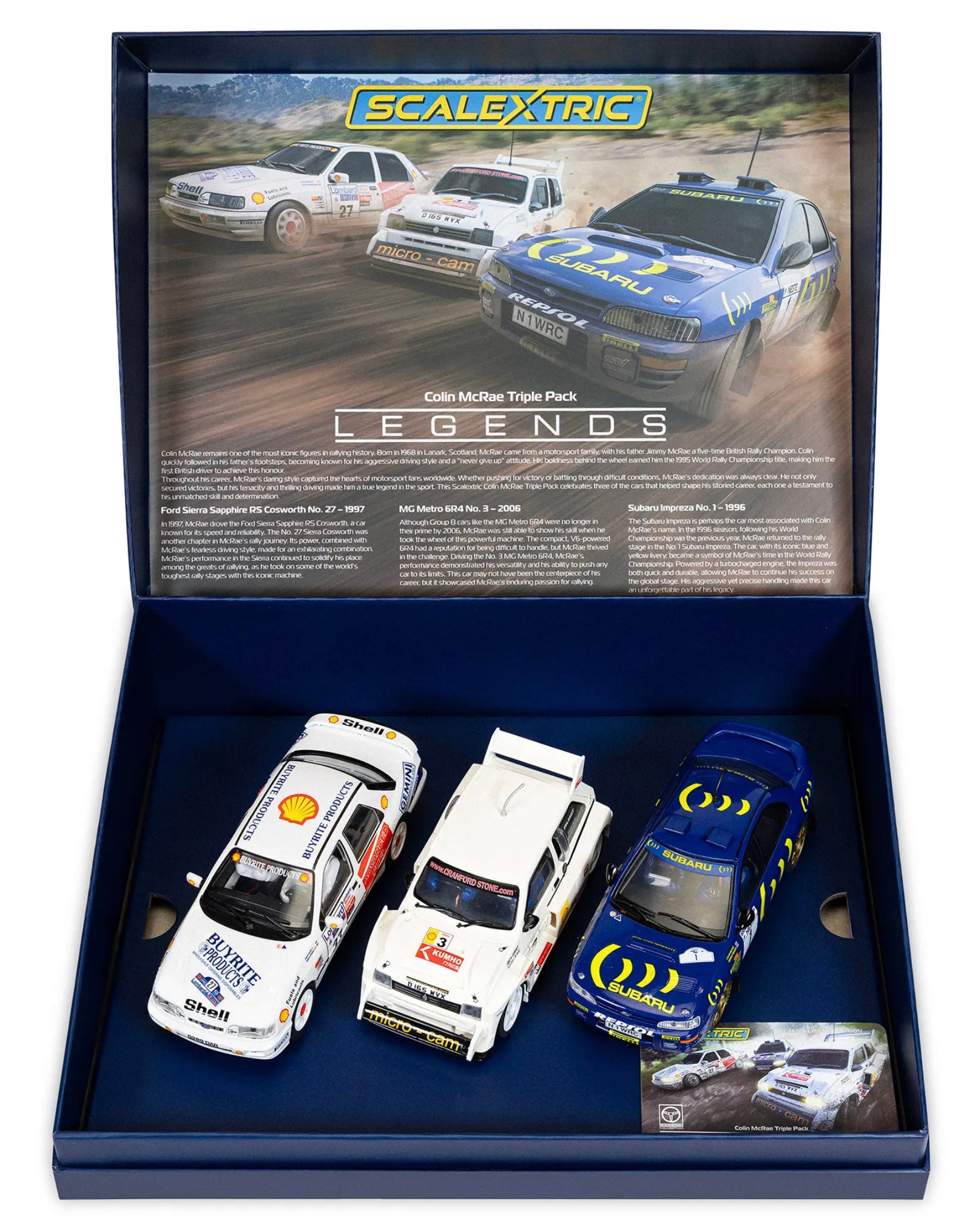 C4612A - Scalextric - Colin McRae Triple Pack