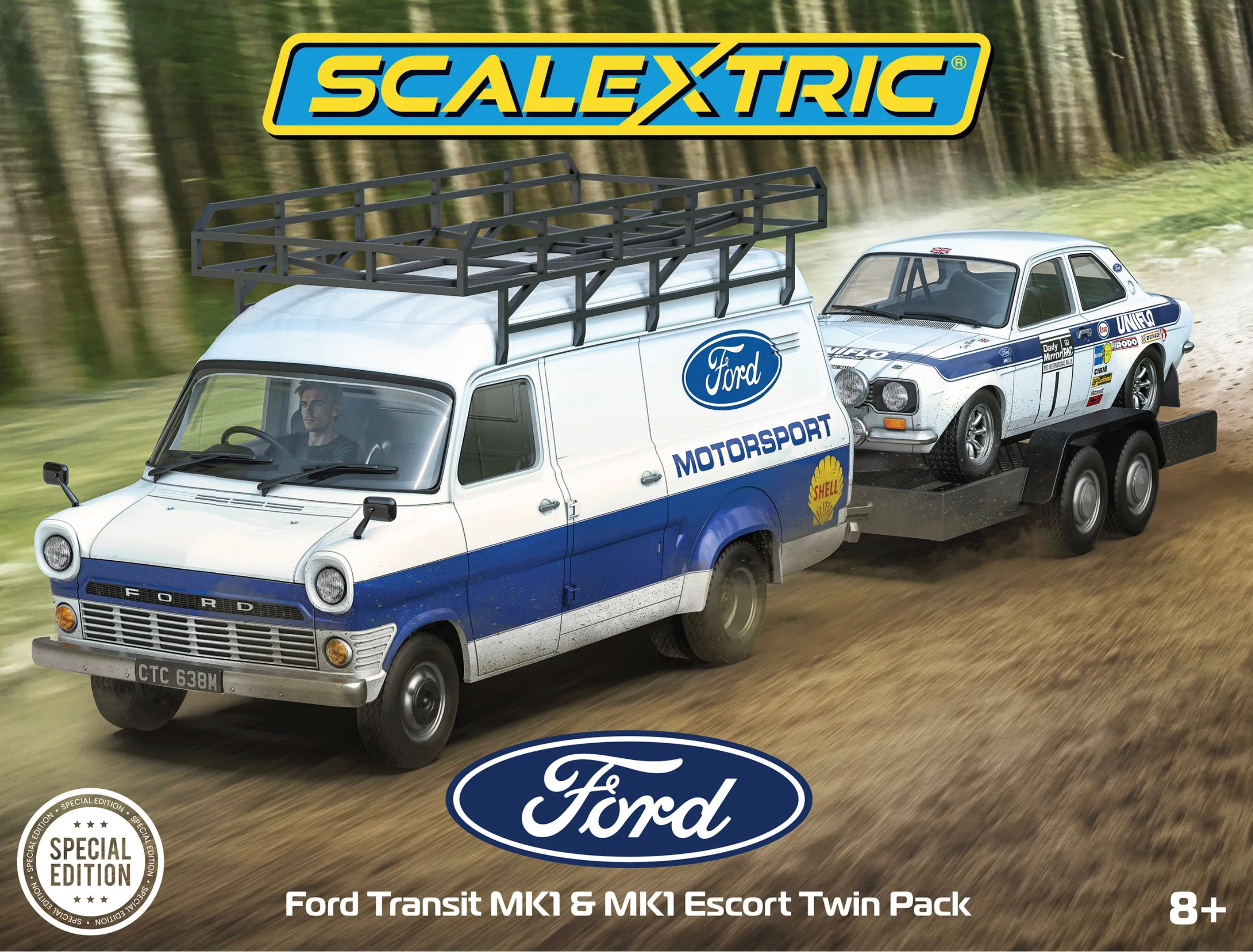 C4649A - Scalextric - Ford Transit MK1 and MK1 Escort - Ford Motorsport
