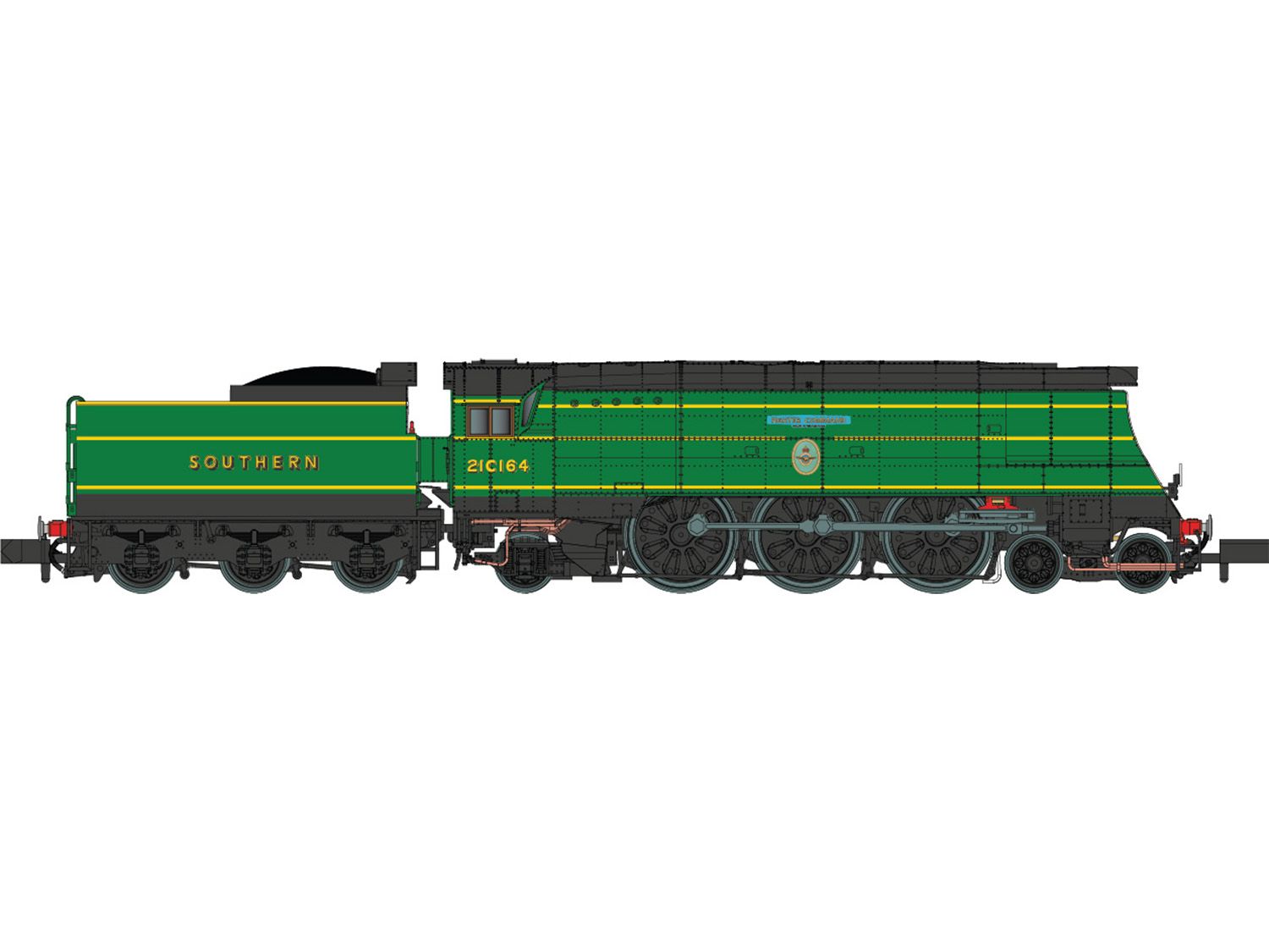 DA2S-034-001 - Dapol - N - BofB 21C164 Fighter Command SR Malachite Green
