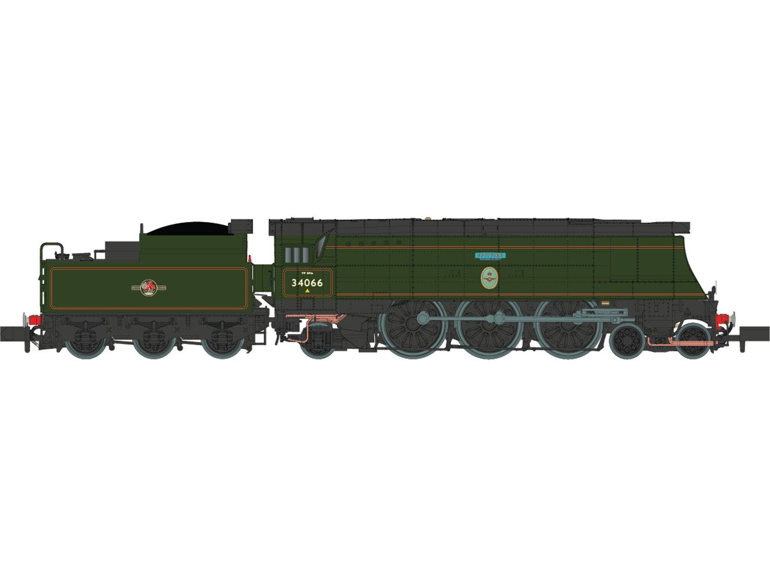 DA2S-034-002 - Dapol - BofB 34066 Spitfire BR Green Late Crest