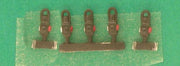 DA6 - Springside - OO - Black Guards Van Lamps (5)