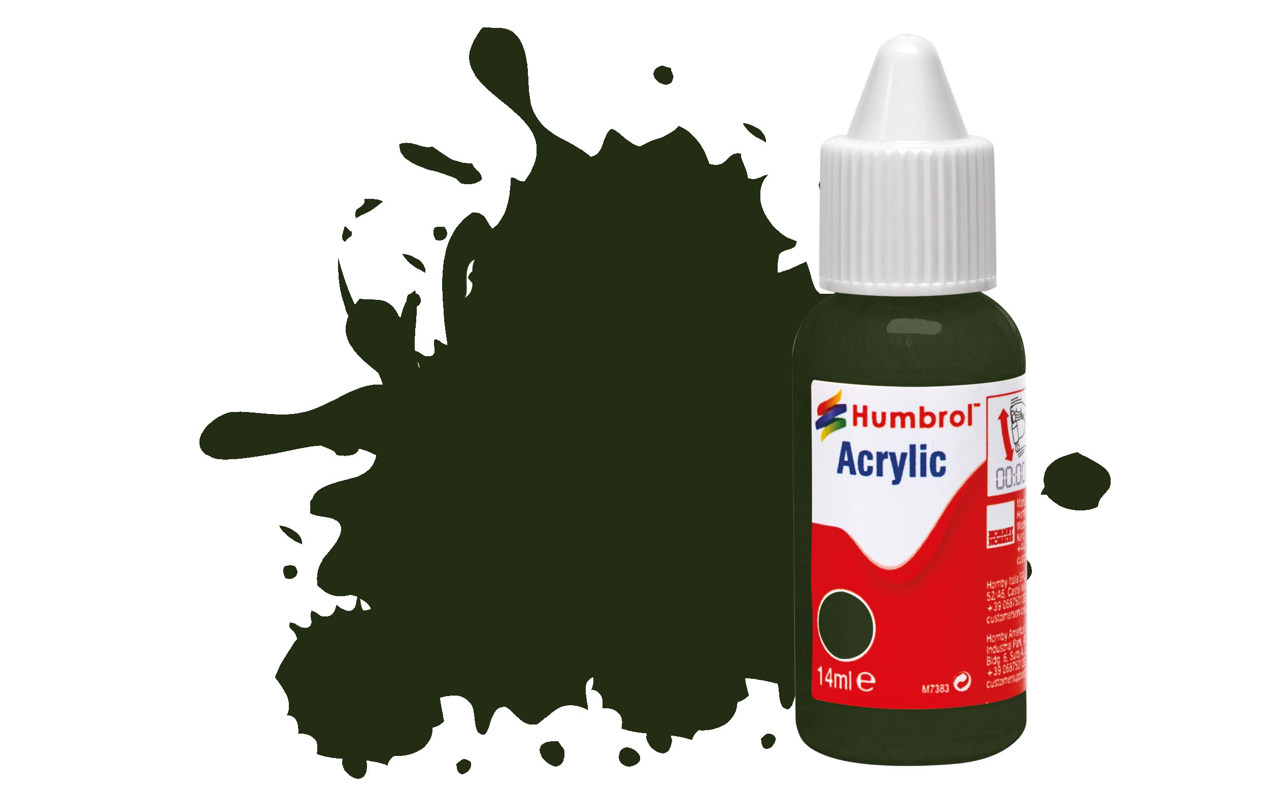 No 163 Acrylic Dark Green - Satin