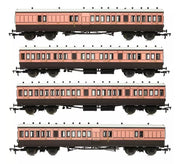 LSWR Cross Country 4 Coach Pack - LSWR Salmon & Brown