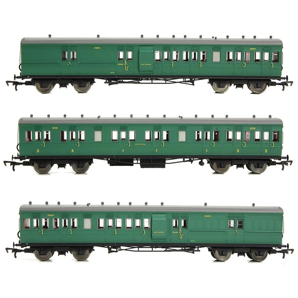 E86013 - EFE Rail - OO/HO - LSWR Cross Country Coach Pack - SR Malachite Green