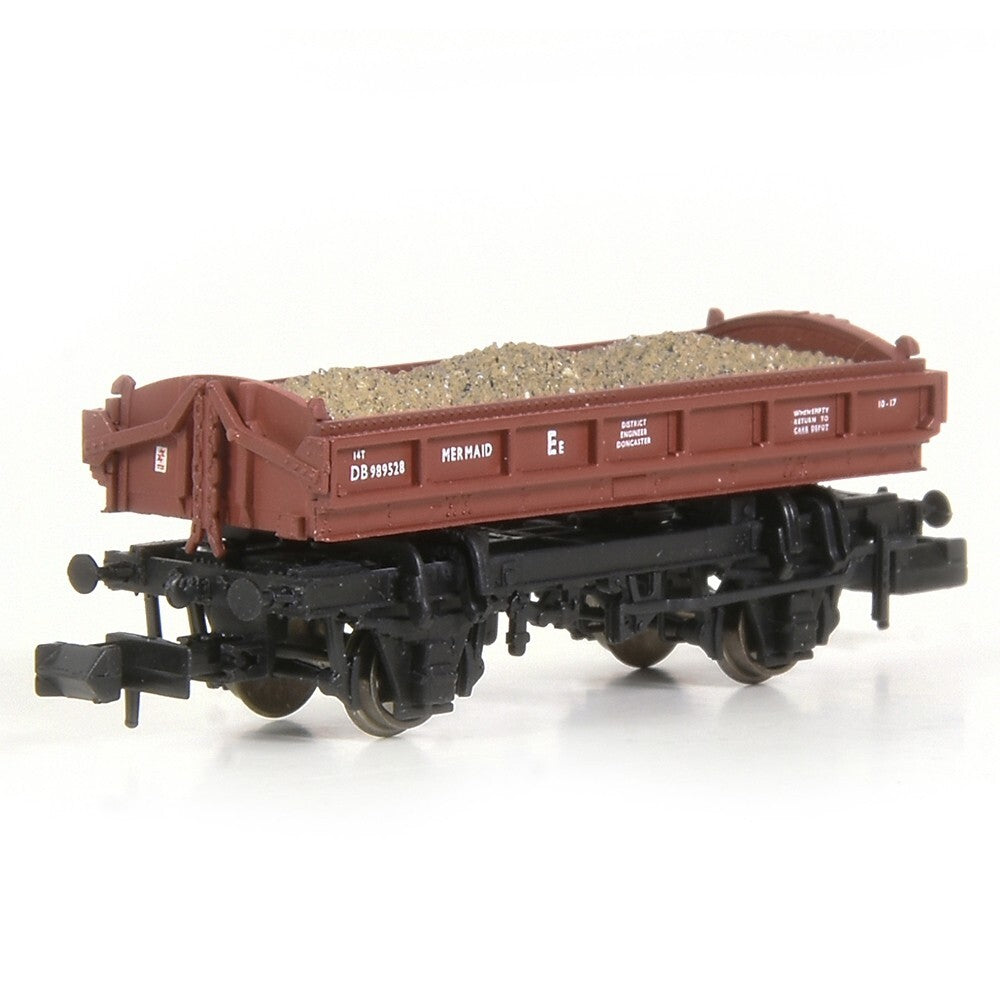 14T Mermaid Side Tipping Ballast Hopper BR Gulf Red
