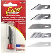20004 - Excel - No2 & No5 Handle Assorted Heavy Duty Blades Pack 5