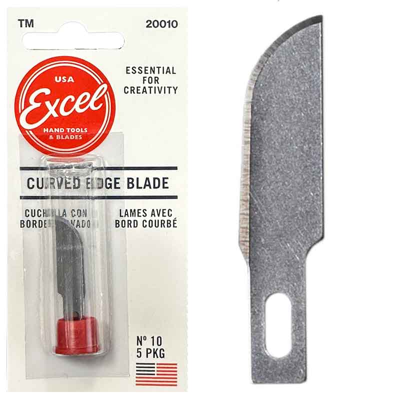 20010 - Excel - No1 Handle Curved Edge Blade pack 5